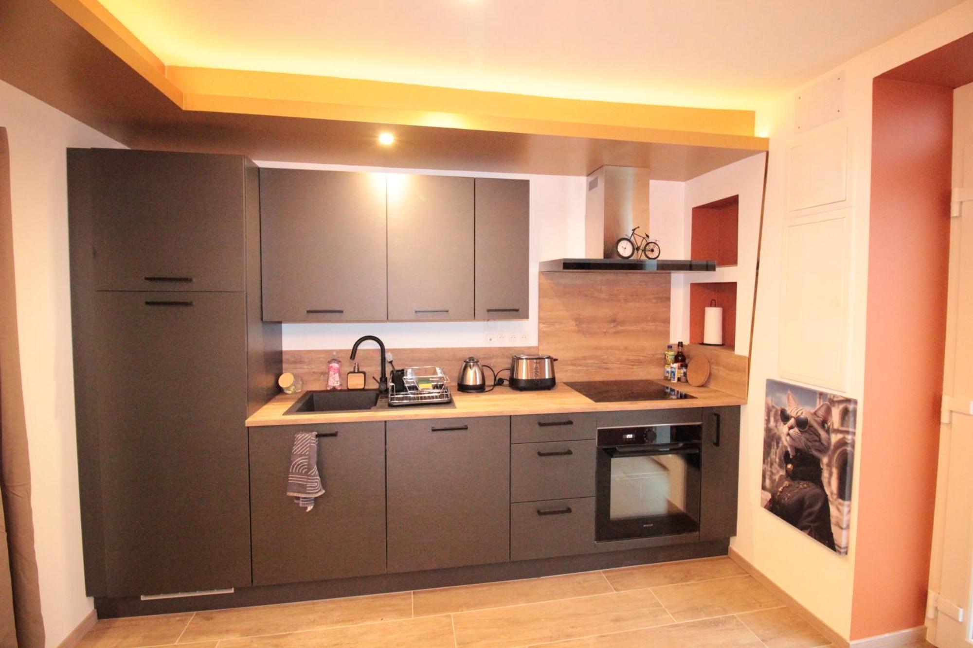 Luxury Studio, Rez De Chaussee, Parking Prive Video Surveillance, Canape Haute Qualite Convertible Couchage 2 Personnes, Centre Ville Proche, Restaurant, Boulangerie 2 Minutes A Pied, Terrasse - 800Metre Carre De Terrain - Gere Par Presta-Zen'Service ヴェルダン・シュル・ムーズ エクステリア 写真